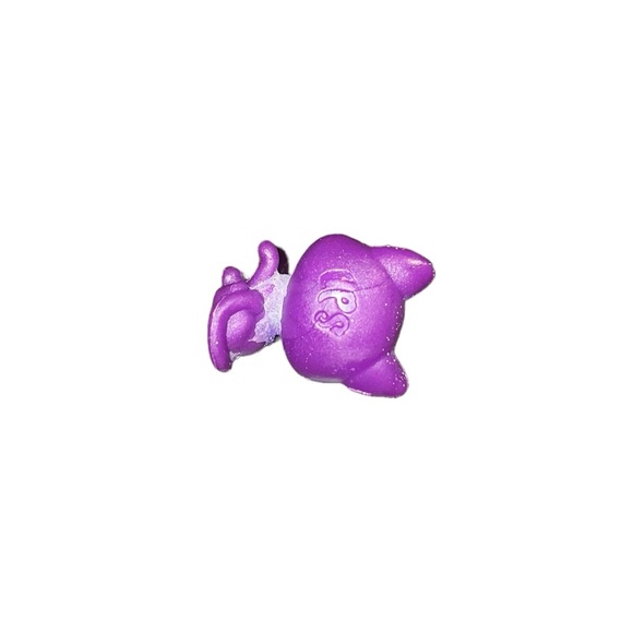 littlest pet shop # 3-39 bellatrix catena purple kitty cat kitten white spots - Picture 5 of 8